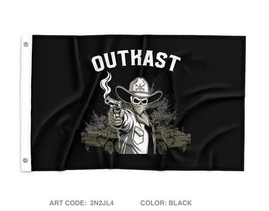 5-4 ADAR 2nd PLT ALPHA BTTRY Fundraising Collection Wall Flag - 2N2JL4