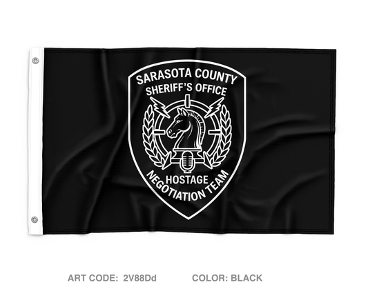 Sarasota County Hostage Negotiations Team Wall Flag - 2V88Dd