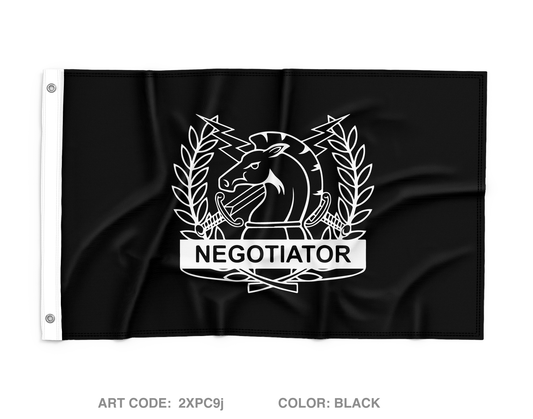 Denton Police Department Crisis Negotiation Team Wall Flag - 2XPC9j