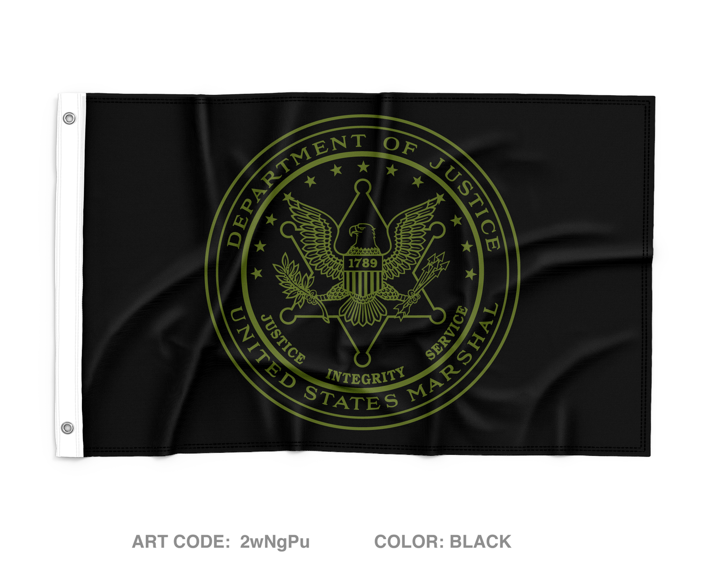 U.S. MARSHALS FUGITIVE TASK FORCE Wall Flag - 2wNgPu