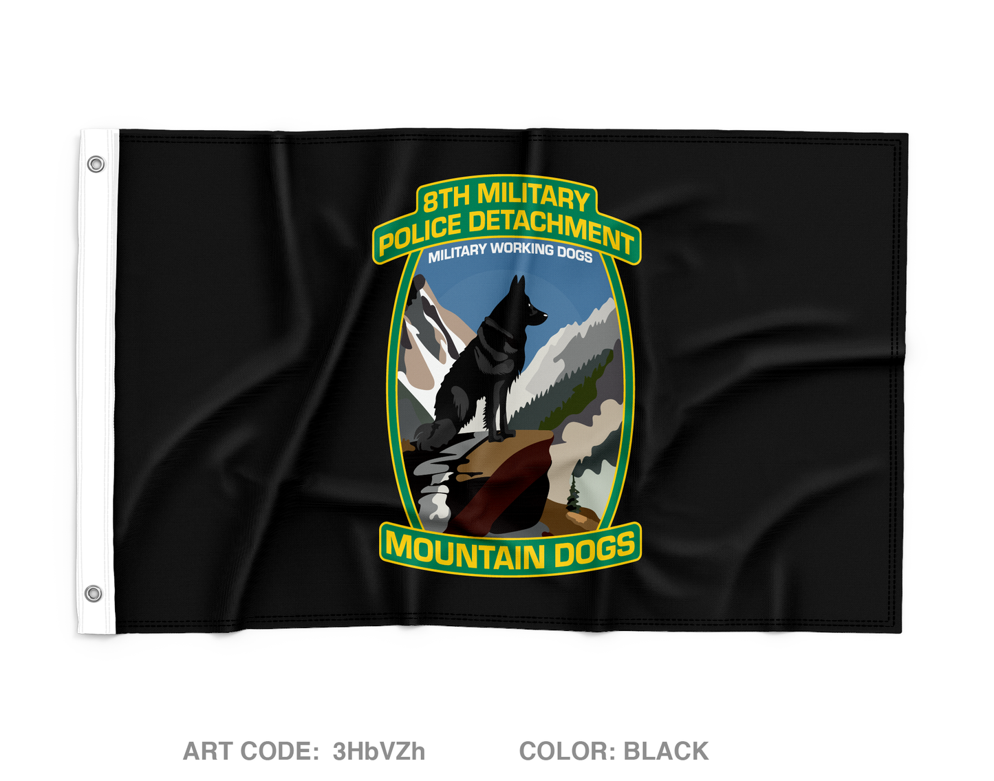 Mountain Dogs Wall Flag - 3HbVZh