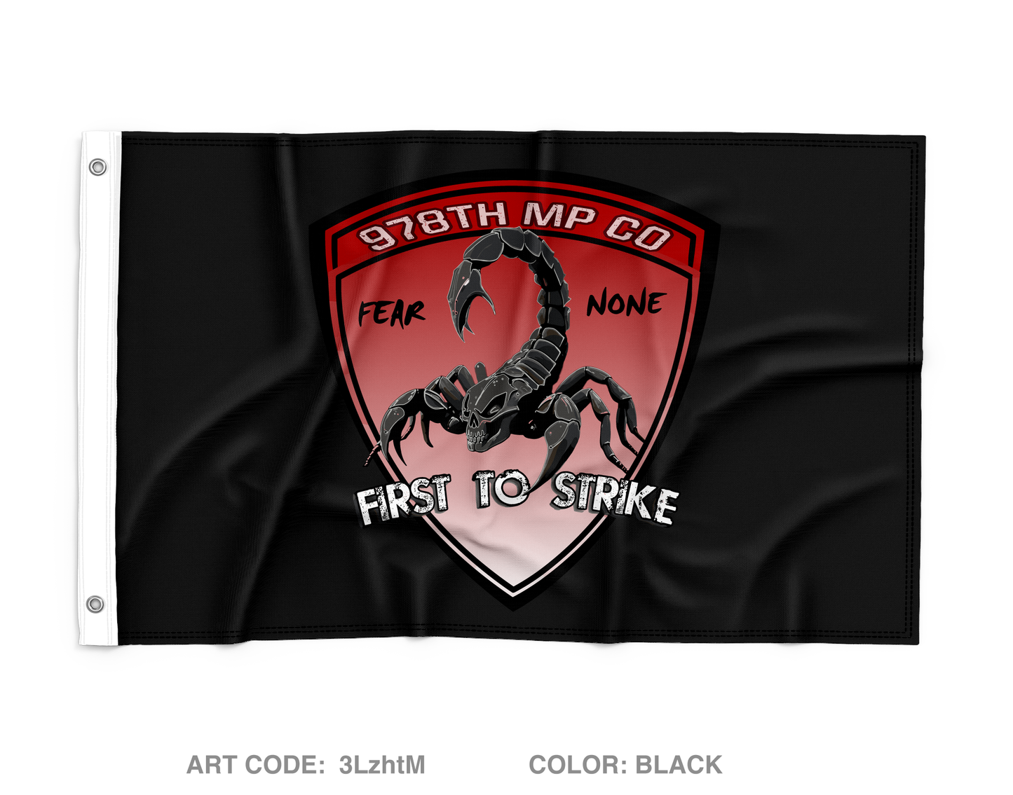 978TH MP CO Fundraising Collection Wall Flag - 3LzhtM