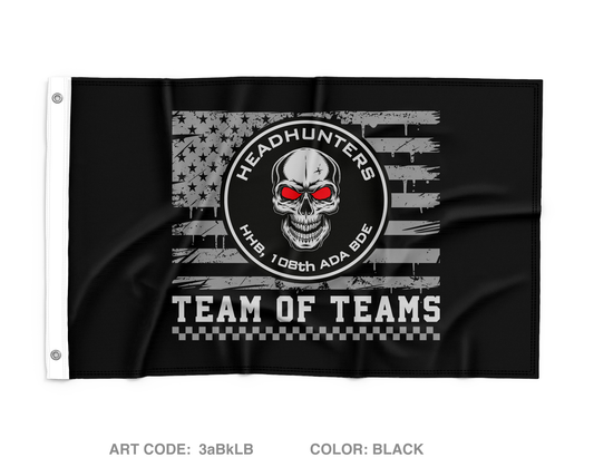 HHB,108th ADA Wall Flag - 3aBkLB