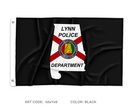 Lynn Police Department Wall Flag - 42wYe9