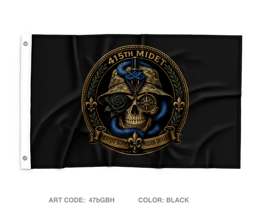 415th BN MIDET Wall Flag - 47bGBH