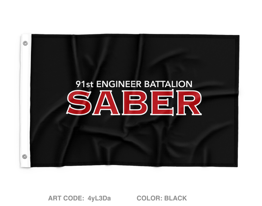 91st Engineer Battalion Store Juan Wall Flag - 4yL3Da