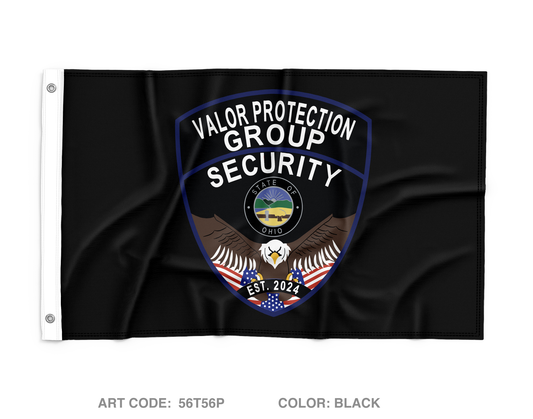 Valor Protection Group Wall Flag - 56T56P