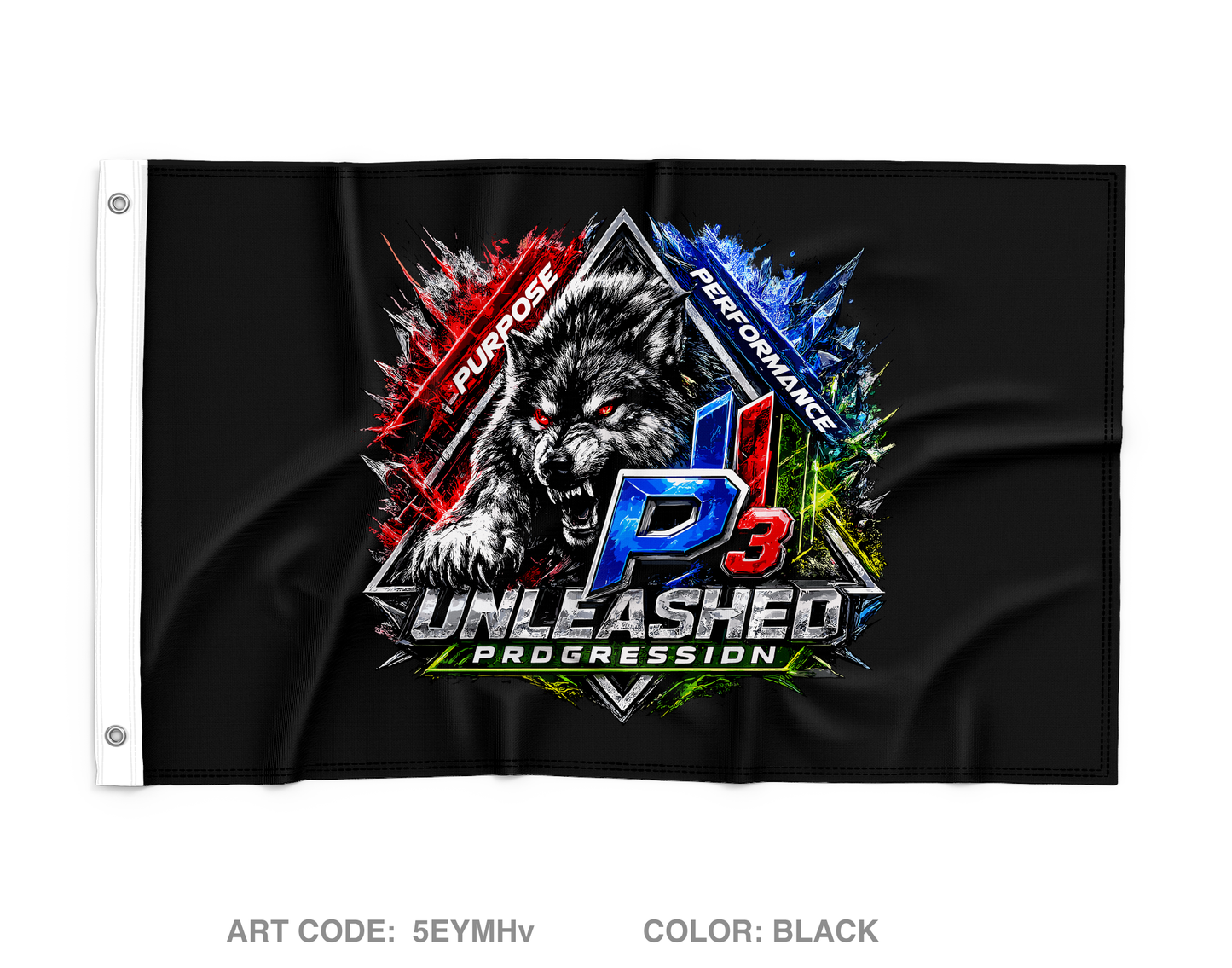 P3 Unleashed Wall Flag - 5EYMHv