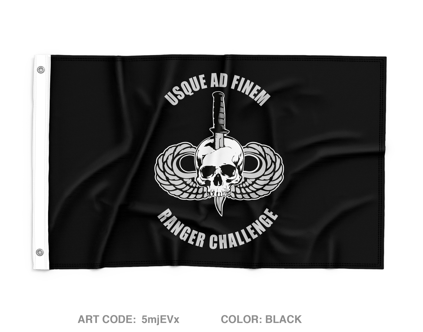 ROTC Ranger Challenge Team Wall Flag - 5mjEVx