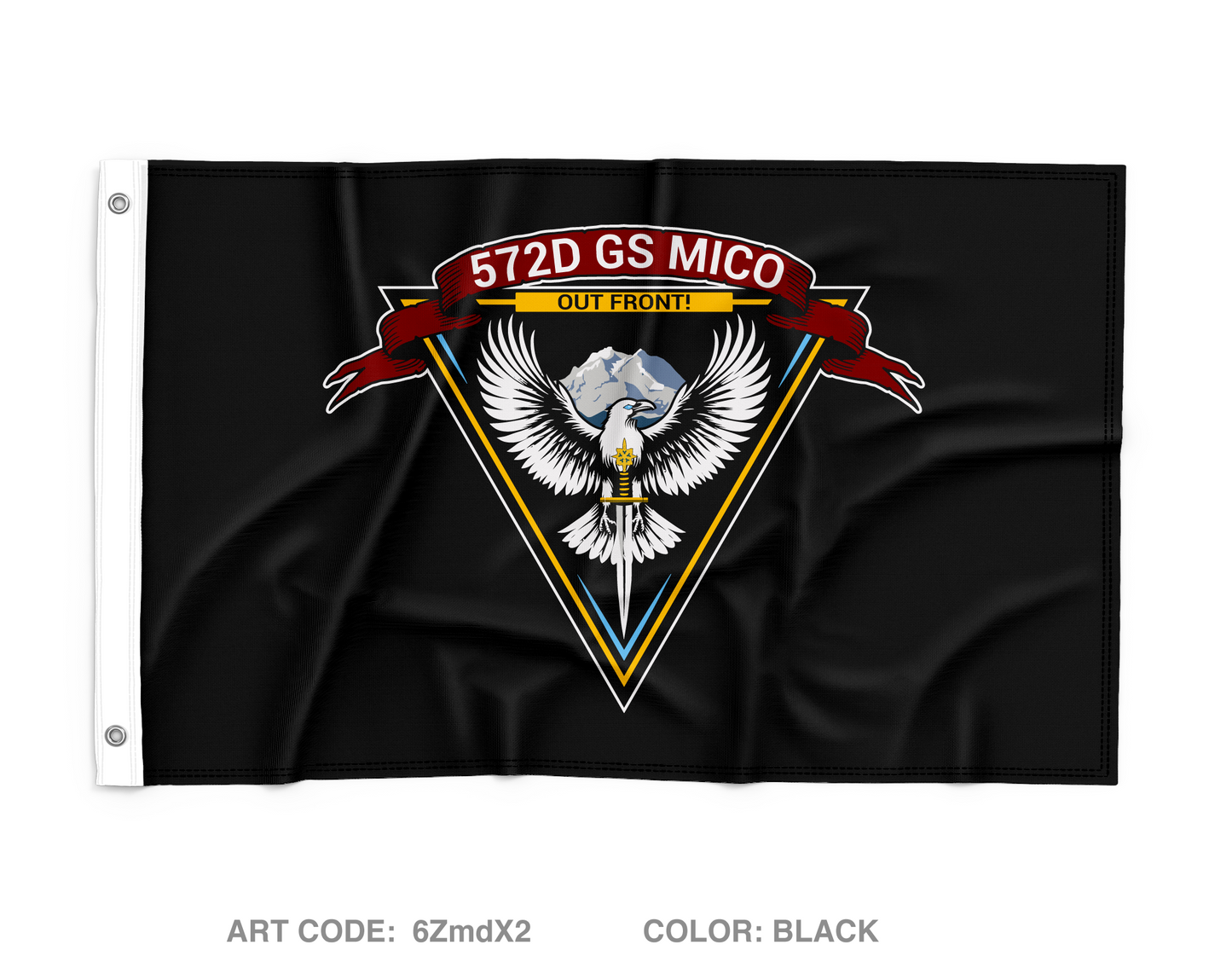 572D GS MI CO Wall Flag - 6ZmdX2