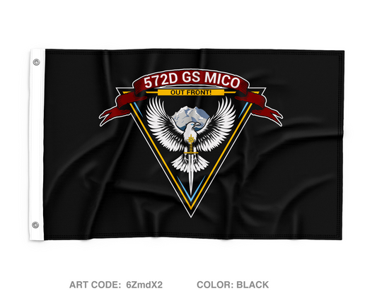 572D GS MI CO Wall Flag - 6ZmdX2