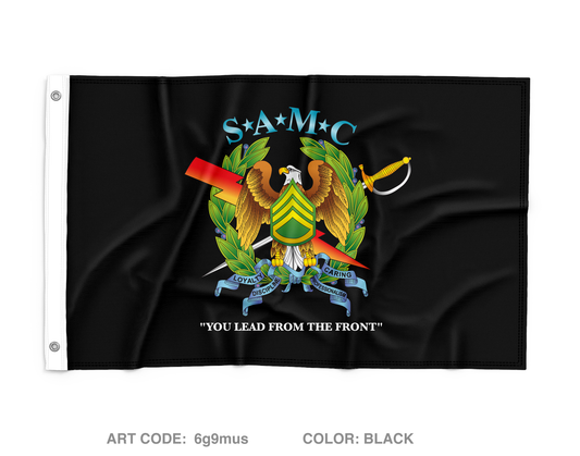 Ft Jackson SAMC Voctory Chapter Wall Flag - 6g9mus