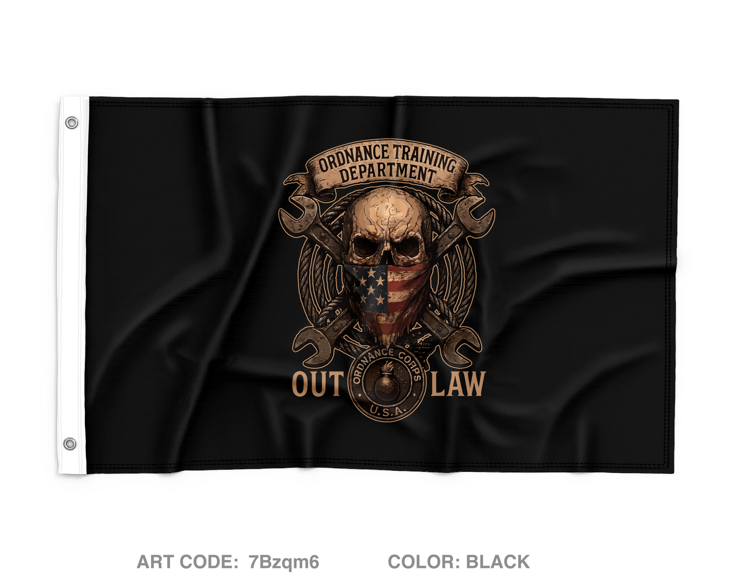 Ordnance Training Division Wall Flag - 7Bzqm6