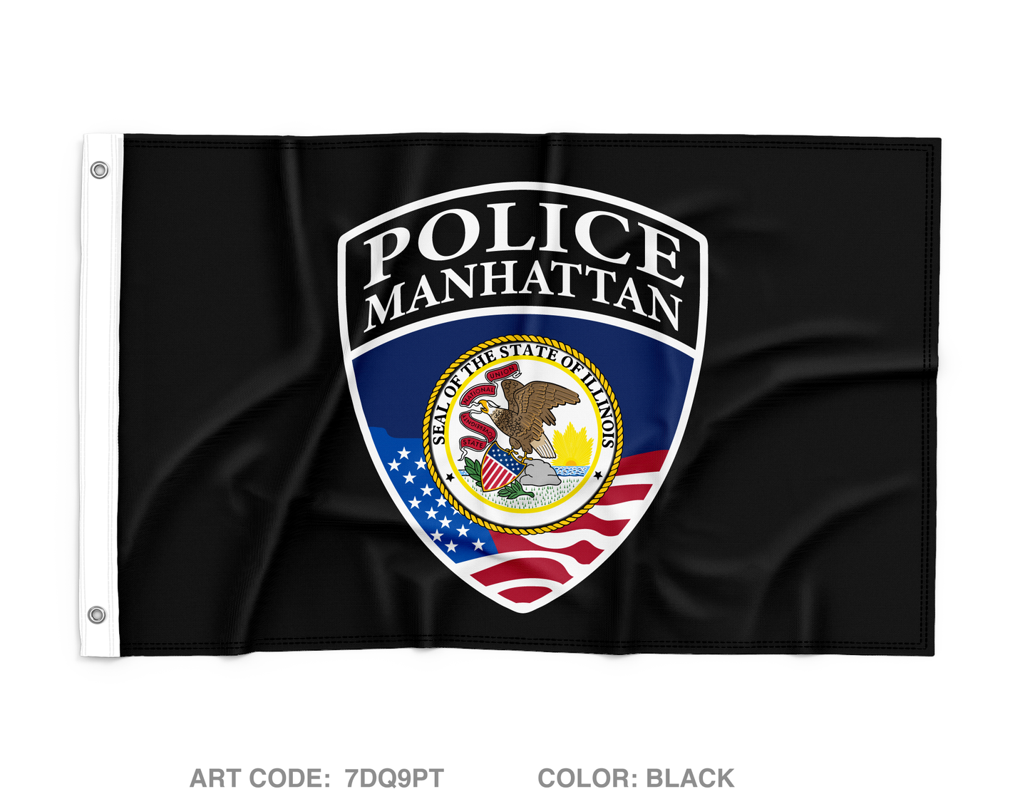 Manhattan Police Department Wall Flag - 7DQ9PT