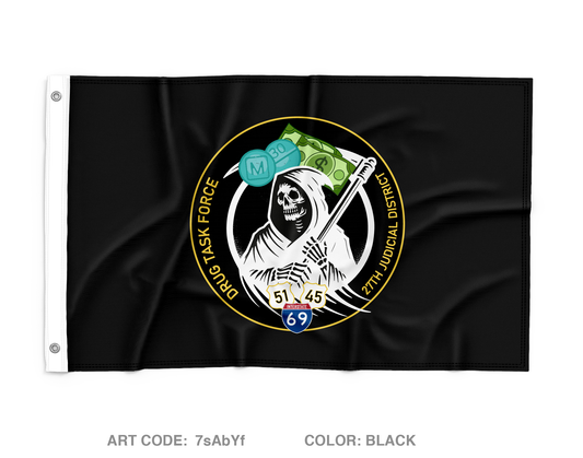 27th Judicial Drug Task Force Wall Flag - 7sAbYf