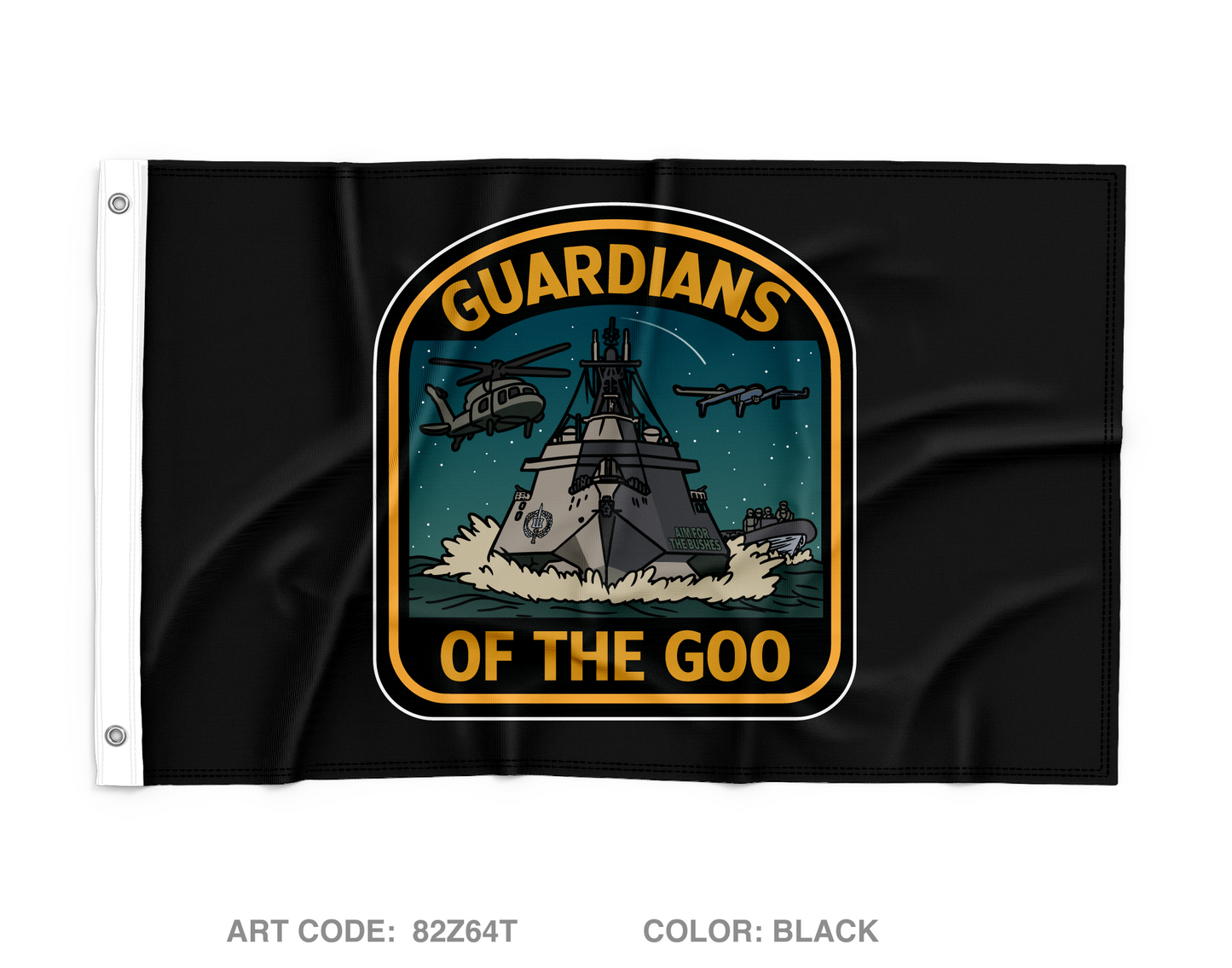 LCS 32 (Gold) Wall Flag - 82Z64T