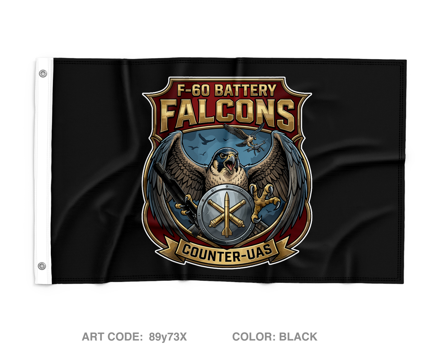 F-60th Wall Flag - 89y73X