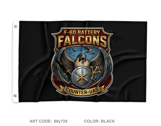 F-60th Wall Flag - 89y73X