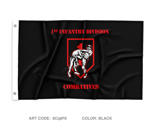1ID Combatives Wall Flag - 8Cq8F8