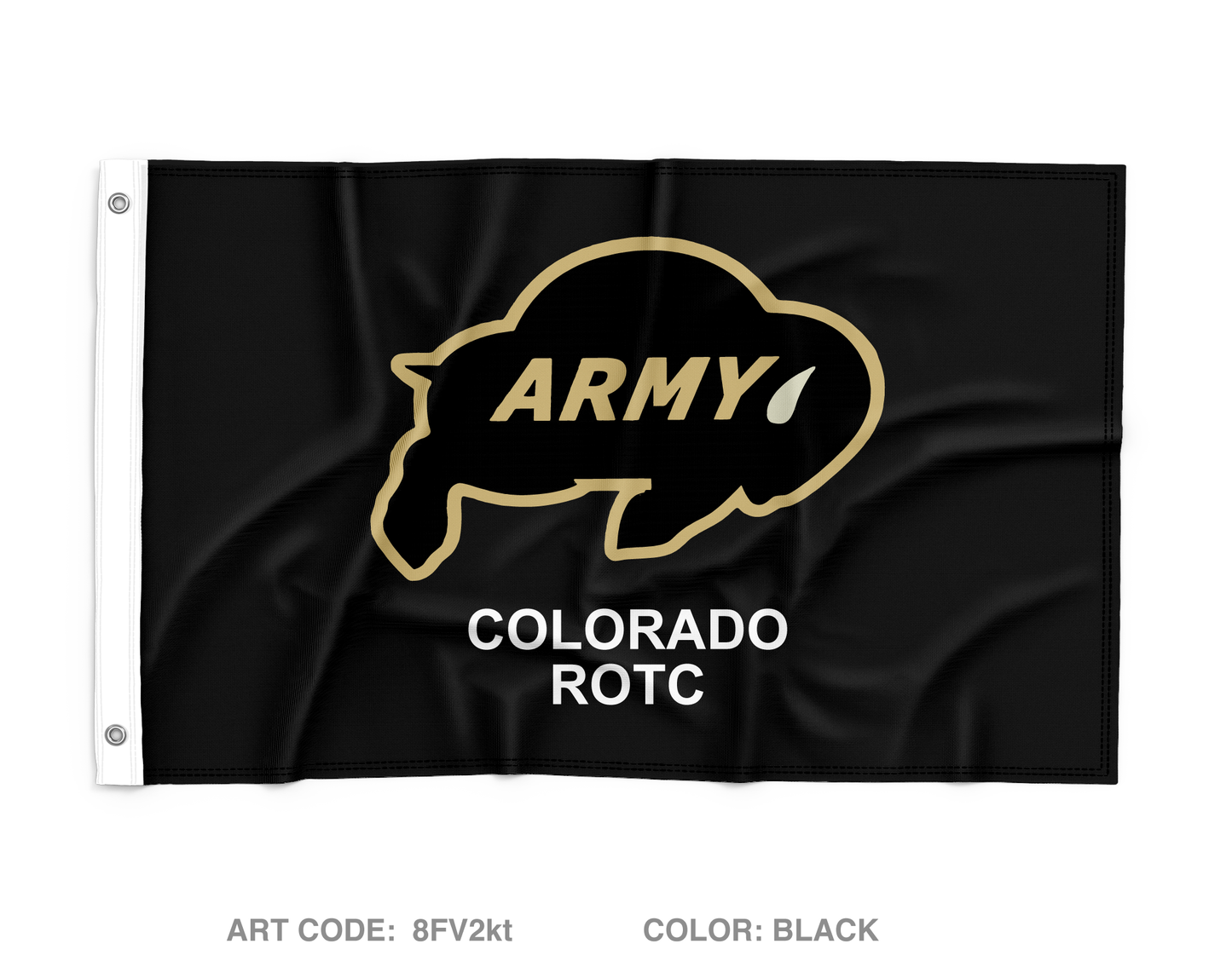 Golden Buffalo Battalion Wall Flag - 8FV2kt