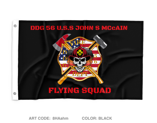 DDG U.S.S John S. Mccain Wall Flag - 8HAahm