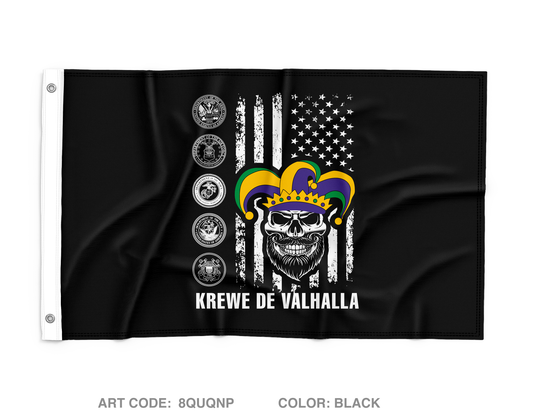 Krewe De Valhalla Wall Flag - 8QUQNP