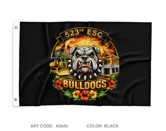 523rd ESC Store 1 Wall Flag - A3wfjr