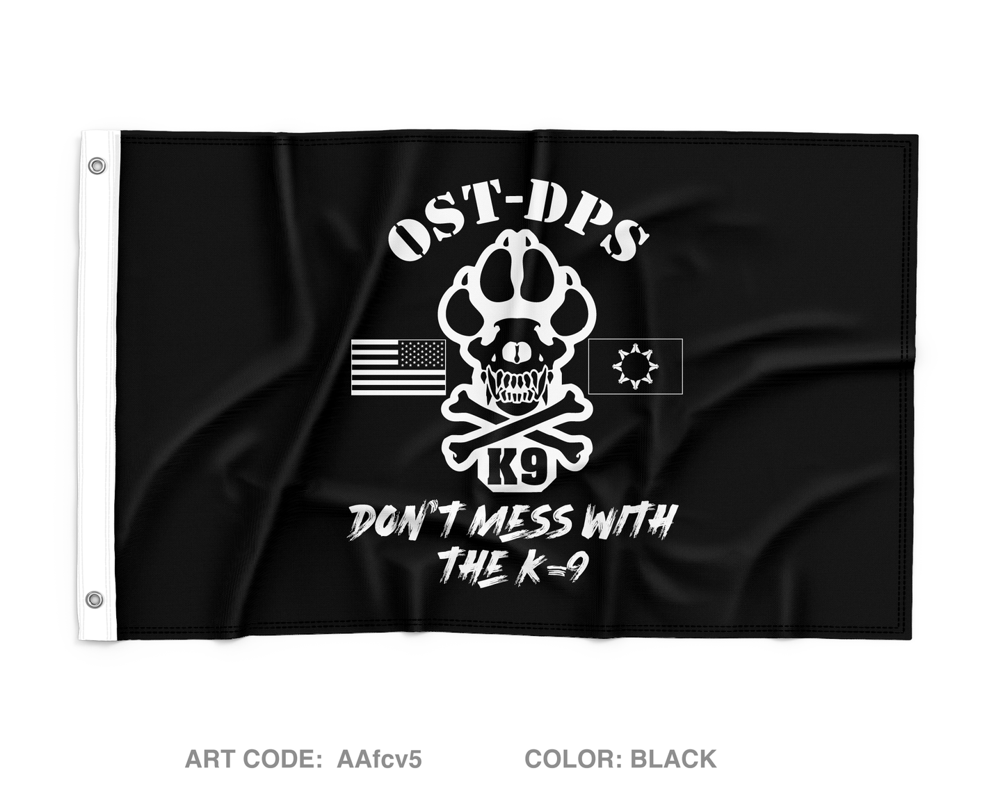 OST-DPS K-9 Unit Wall Flag - AAfcv5