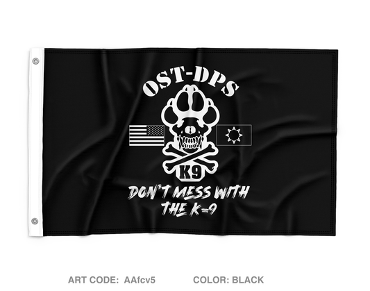 OST-DPS K-9 Unit Wall Flag - AAfcv5