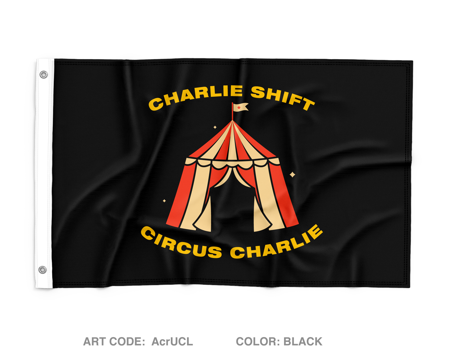 Charlie Shift Wall Flag - AcrUCL