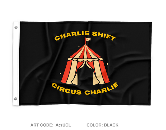 Charlie Shift Wall Flag - AcrUCL