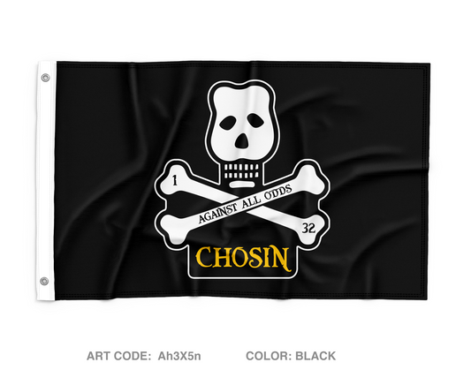 1-32IN BN Wall Flag - Ah3X5n