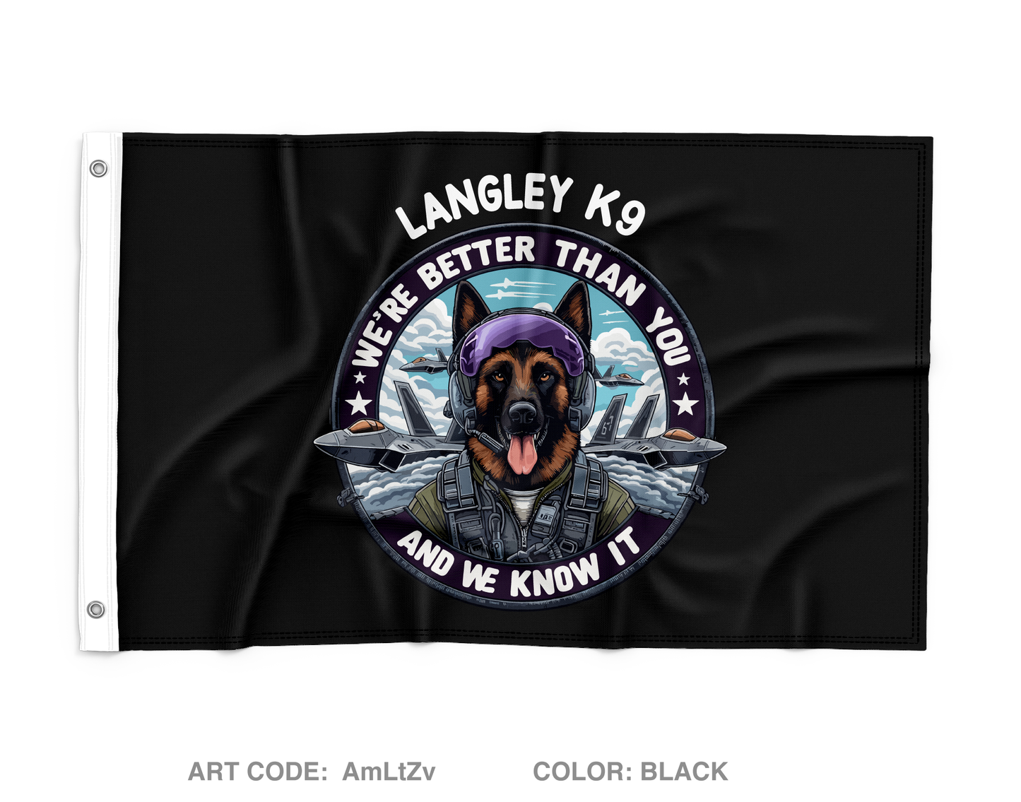 633 SFS|K9 Wall Flag - AmLtZv