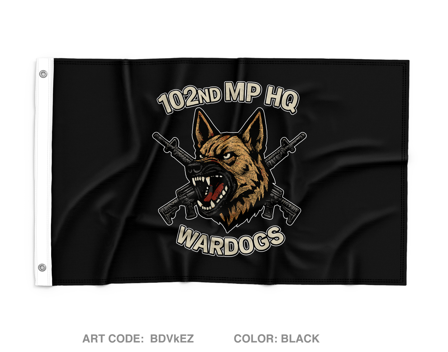 102nd MP Co Wall Flag - BDVkEZ