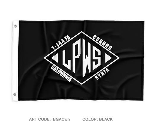 1-144FA Wall Flag - BGACwn