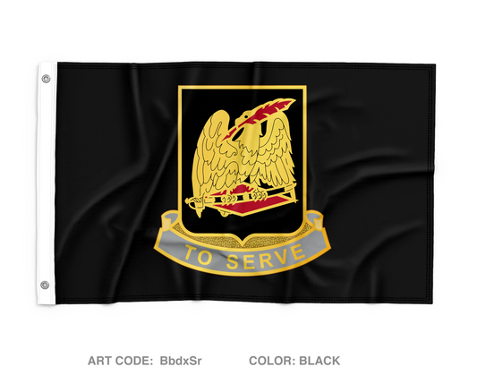 376th Finance Battalion Wall Flag - BbdxSr