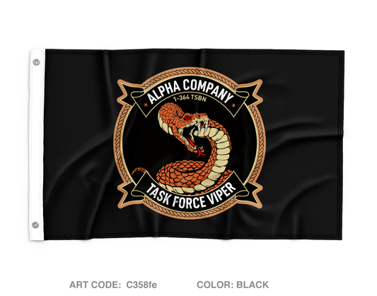 CRC Alpha Company Wall Flag - C358fe