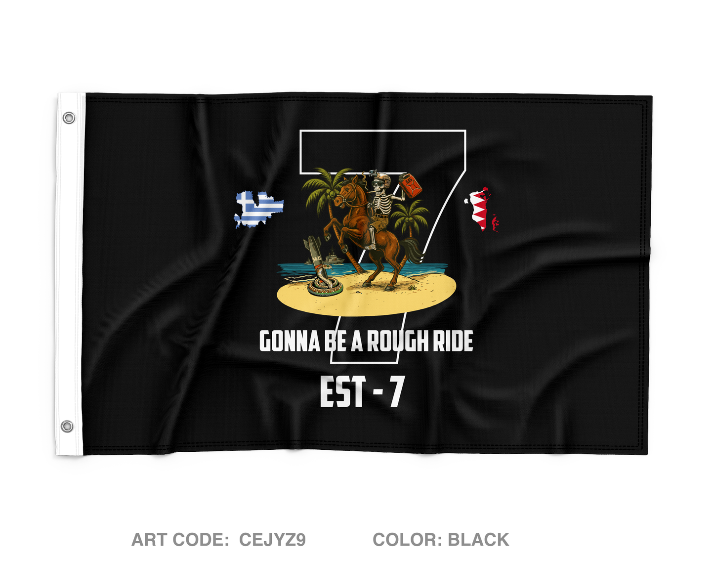 MESG-2 DET BAH ESIT7 Wall Flag - CEJYZ9
