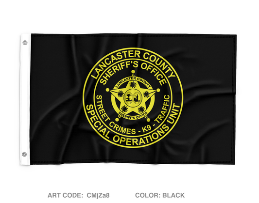 Lancaster County Sheriff’s Office Special Operations Unit Wall Flag - CMjZa8