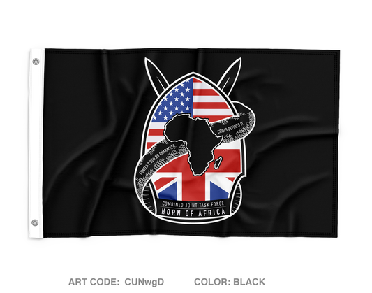 CJ-35 Crisis Response, CJTF-HOA Wall Flag - CUNwgD