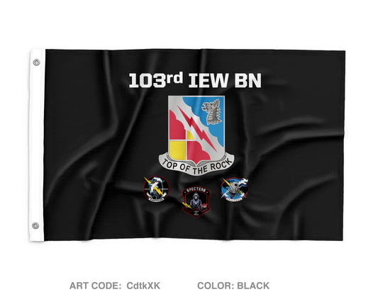103rd IEW MI Wall Flag - CdtkXK
