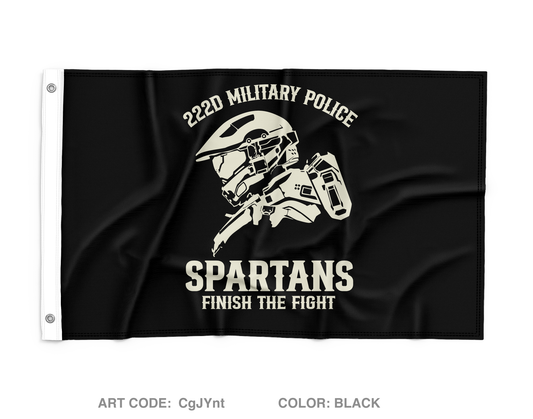 222 Military Police Company Fundraising Collection Wall Flag - CgJYnt