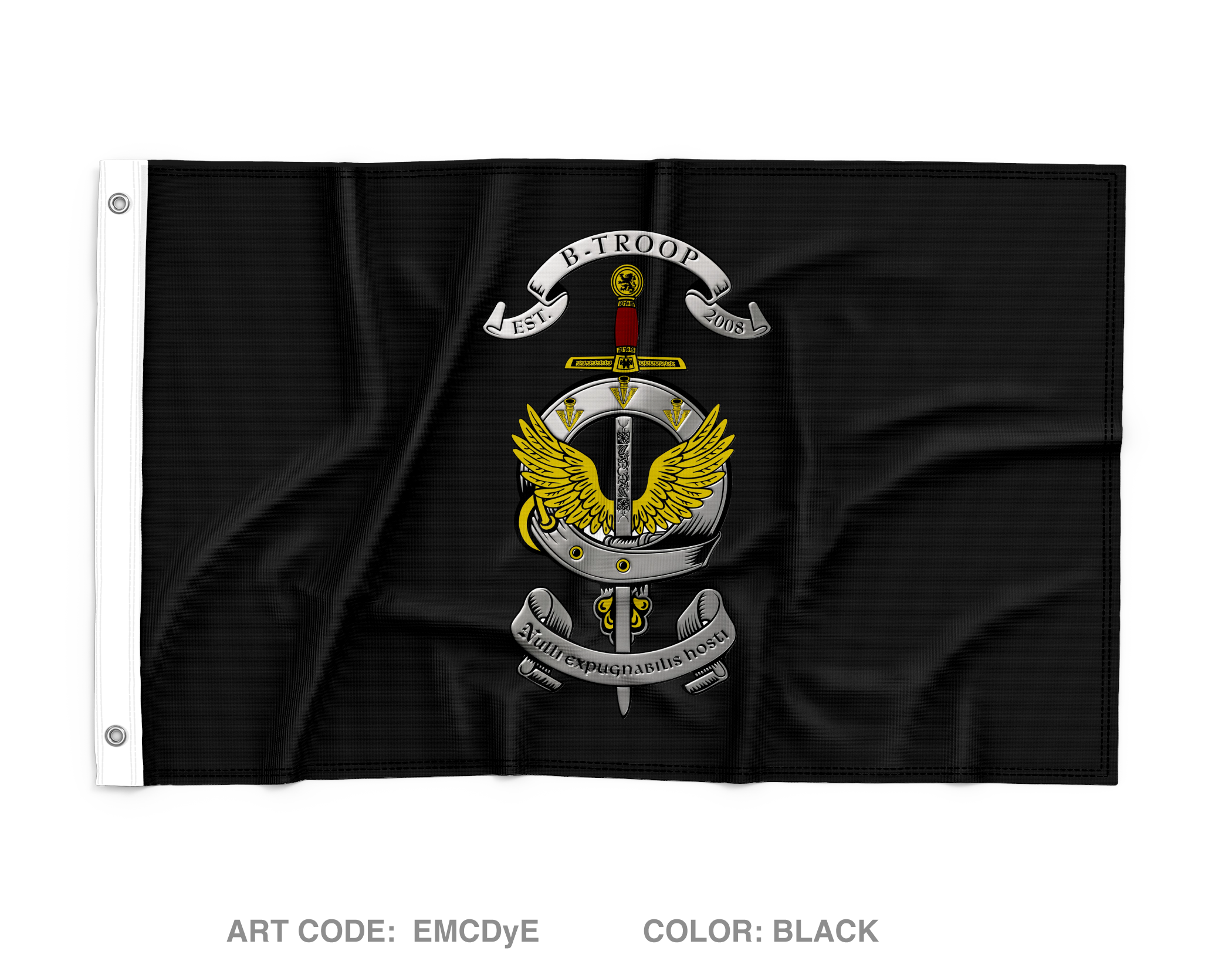 Joint Communications Unit, B Troop Wall Flag - EMCDyE – Emblem Athletic