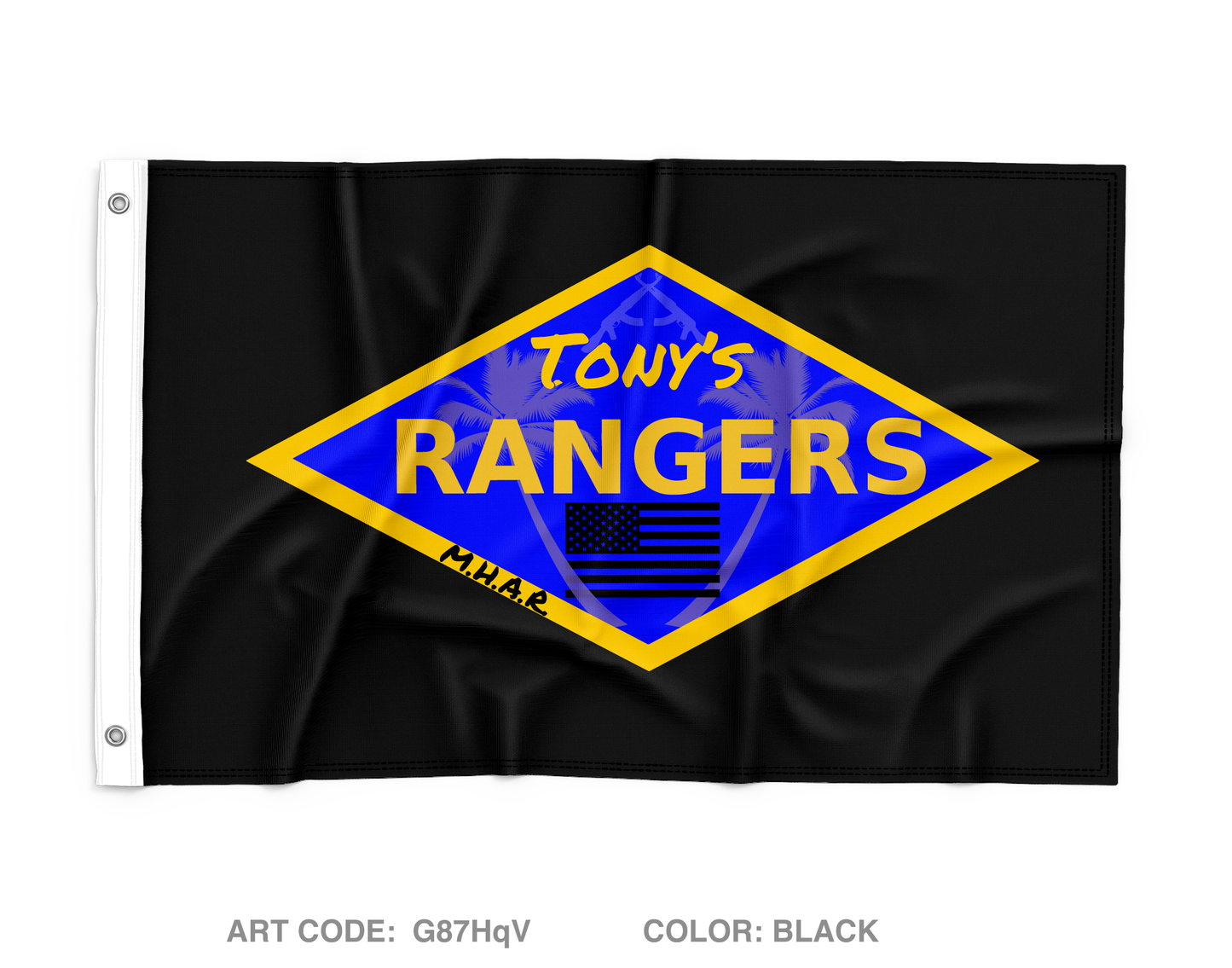 Tony’s Rangers Wall Flag - G87HqV