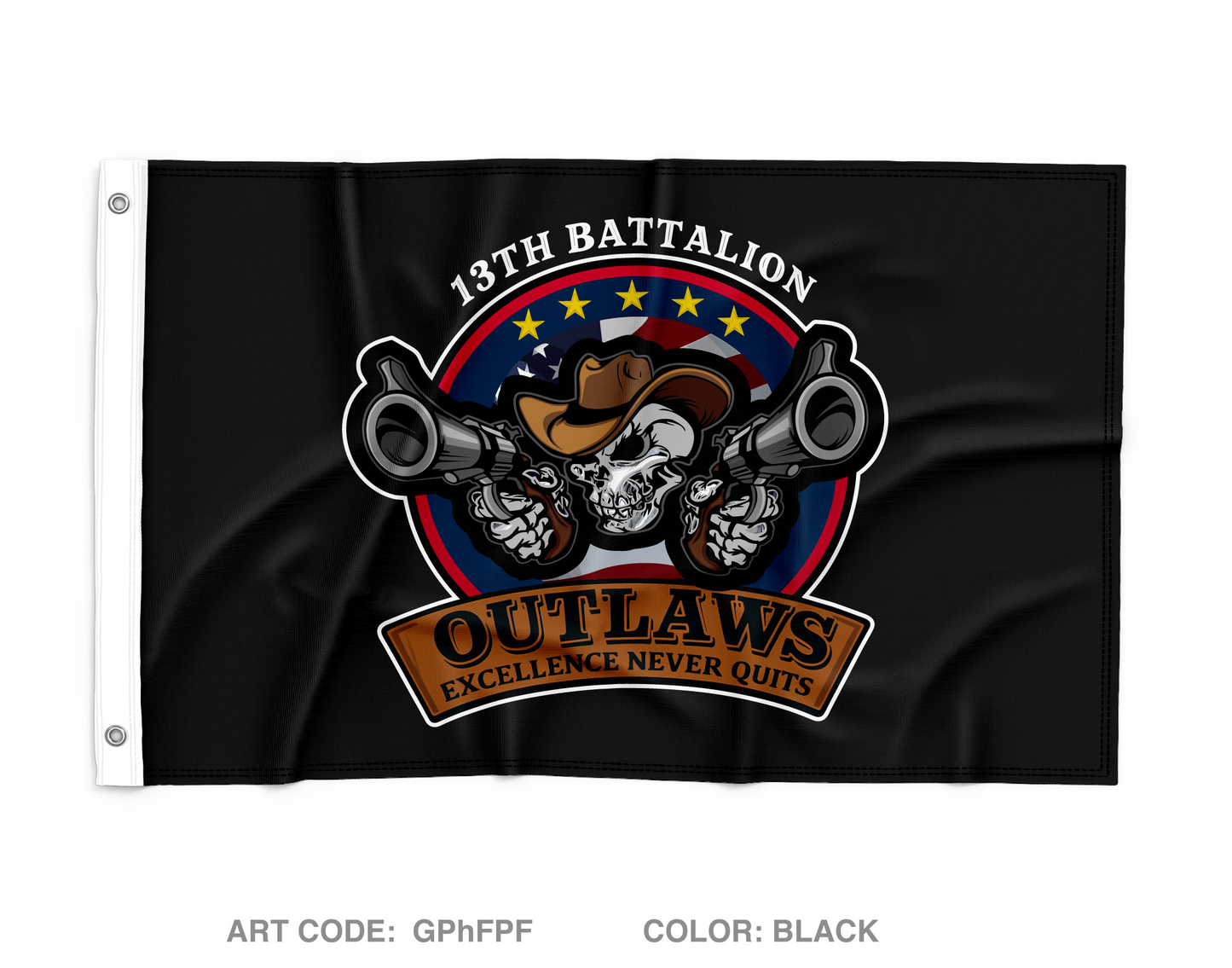 13th BN, ARCG Fundraising Collection Wall Flag - GPhFPF