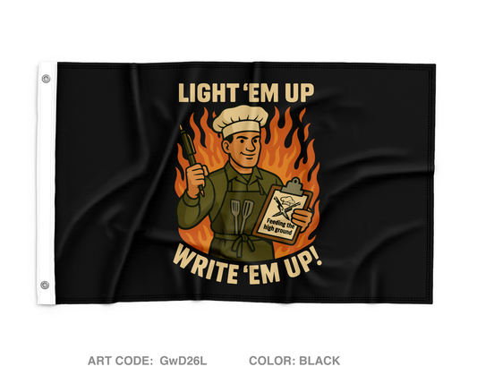 Lancer Bistro Wall Flag - GwD26L
