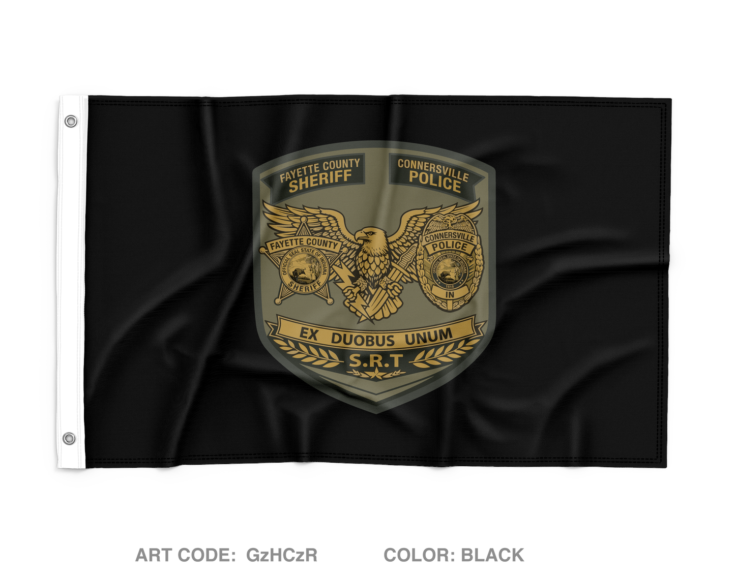 Connersville SWAT Wall Flag - GzHCzR