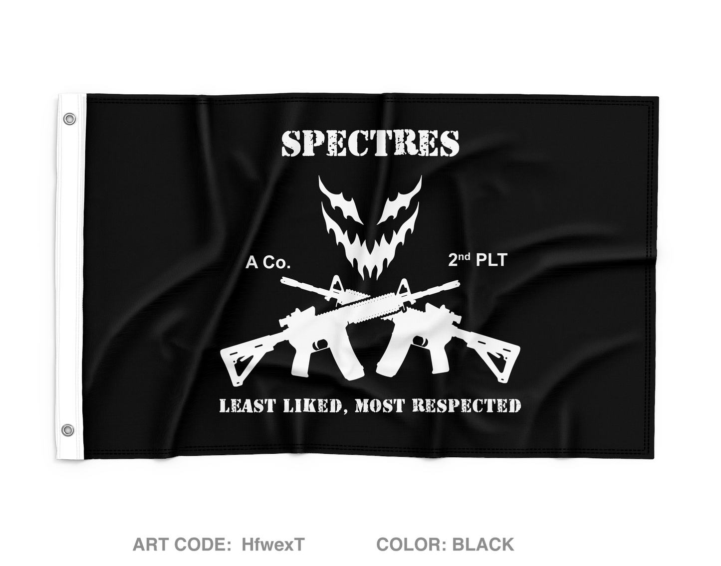 Specter A-Co, 2-7CAV Wall Flag - HfwexT