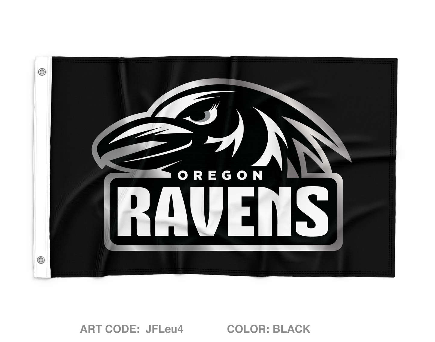 Oregon Ravens Football Fundraising Collection Wall Flag - JFLeu4
