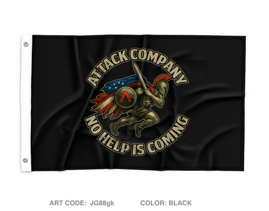 ATTACK COMPANY Wall Flag - JG88gk